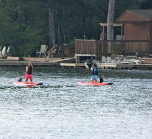 Stand-Up Paddleboarding at Lake Harmony